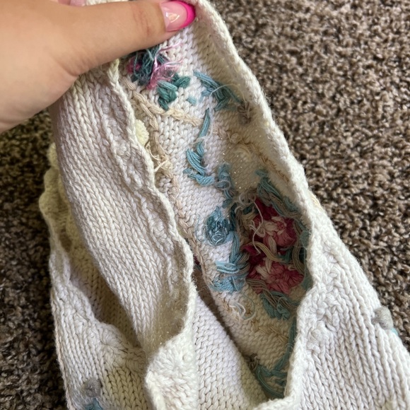 coquette vintage knit sweater floral vest 🎀💖🌸💝 - Picture 10 of 12